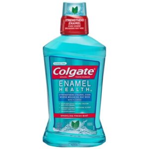 COLGATE ENAMEL HEALTH ANTICAVITY FLUORIDE MOUTHWASH, SPARKLING FRESH MINT,