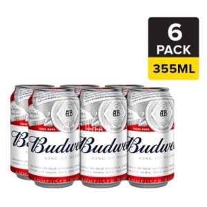 BUDWEISER – PACK 6 X 355ML
