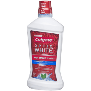 COLGATE OPTIC WHITE WHITENING MOUTHWASH, FRESH MINT