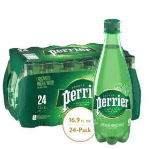 PERRIER CARBONATED MINERAL WATER, 16.9 FL OZ. PLASTIC BOTTLES