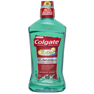 COLGATE TOTAL PRO-SHIELD ALCOHOL FREE MOUTHWASH, SPEARMINT
